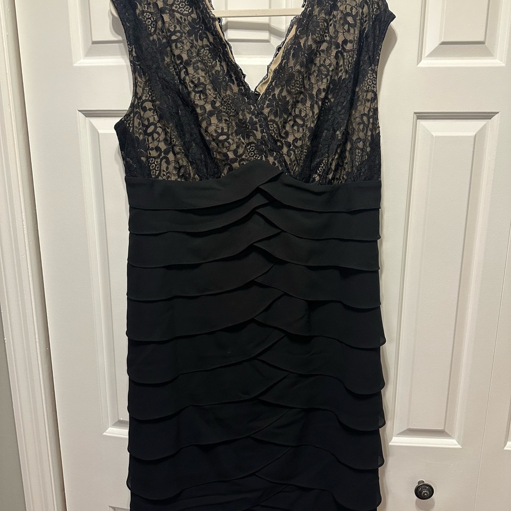 Elegant Black Lace Dress
